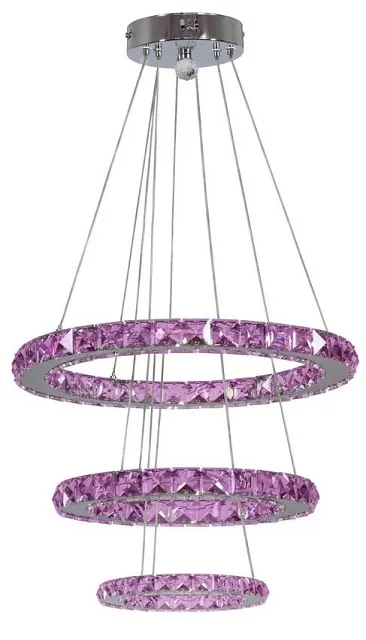 Potrójna kryształowa lampa LED ze zmiennym kolorem światła P8-Z66