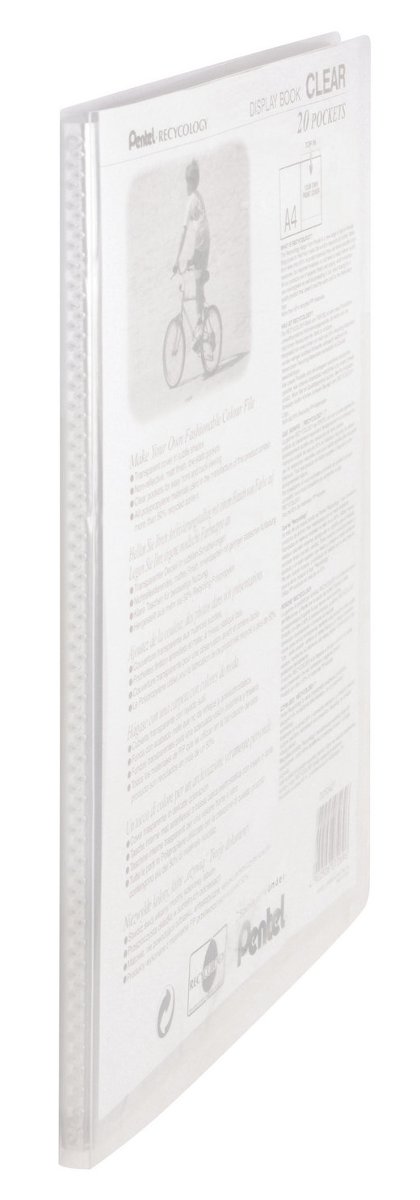 Pentel Recycology Album ofertowy A4 20 kieszeni transpare DCF242T CLEAR RECYCOLOGY