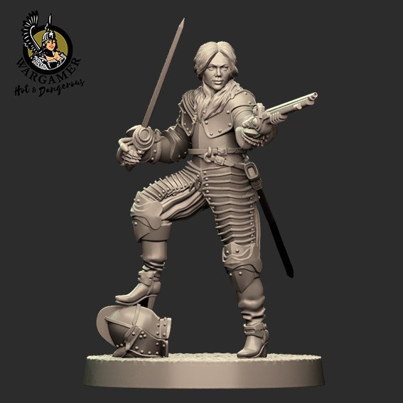 Wargamer, Figurka, Octavia Anno Domini 1666, 28 mm