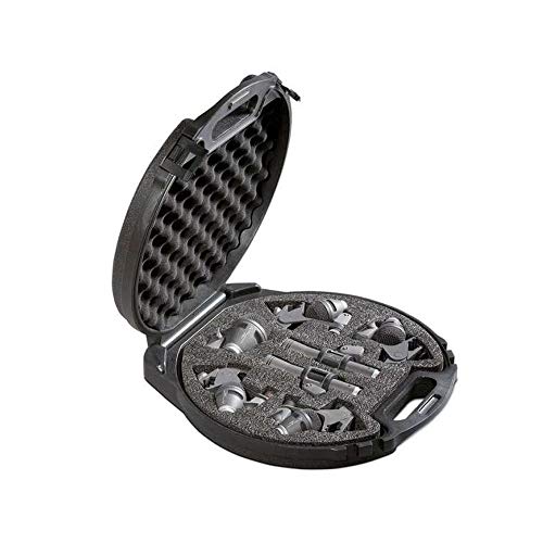 Wharfedale Pro KMD-7 zestaw mikrofonów bębnowych z wytrzymałą plastikową torbą do przenoszenia (7 szt.)