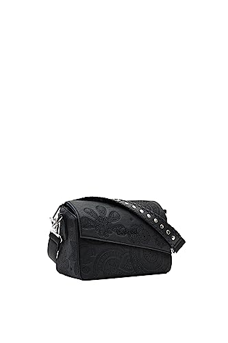 Desigual Women's BOLS_Dejavu Phuket Mini, Black, czarny