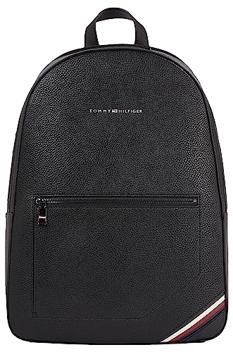 Tommy Hilfiger Męski plecak TH Central, czarny, OS, Czarny, rozmiar uniwersalny