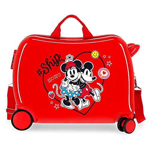 Disney Torba kabinowa Always Be Child, Czerwony, 50x38x20 cms, Walizka dla dzieci