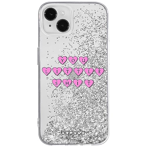 ERT GROUP etui na telefon Apple Iphone 14 PLUS, case oryginalny i oficjalnie licencjonowany przez Babaco, wzór 90's Girl 015, optymalnie dopasowane, z efektem płynnego brokatu