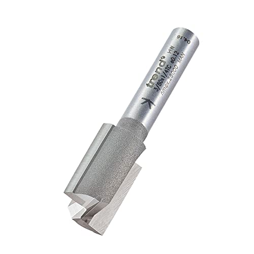 Trend Profesjonalny frez prosty z chwytem 1/4 cala - ref: 3/80X1/4TC; średnica 12,7 mm; długość cięcia 19 mm; końcówka z węglika wolframu