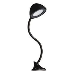 Ideus Lampka biurkowa SMD LED RONI LED BLACK CLIP 2877