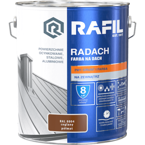 Radach ceglany RAL 8004 półmat 10L