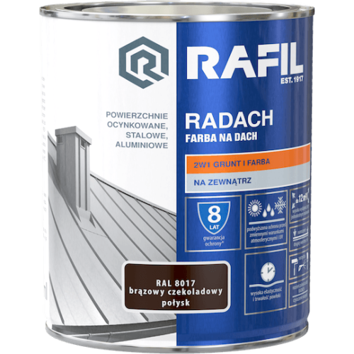 Radach brąz czekoladowy RAL 8017 połysk 0,75L