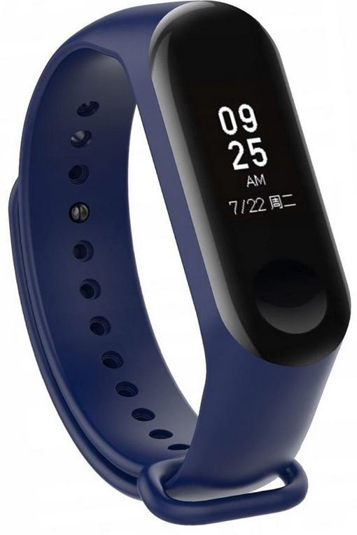 TECH-PROTECT Pasek Smooth do Xiaomi Mi Band 3/4 Granatowy