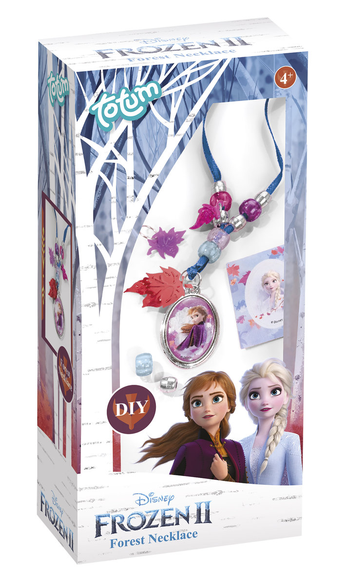 ToTum, Disney, Frozen II, Zestaw DIY Do Tworzenia Naszyjników, Jednorożec, Różnokolorowy, 4+ lat