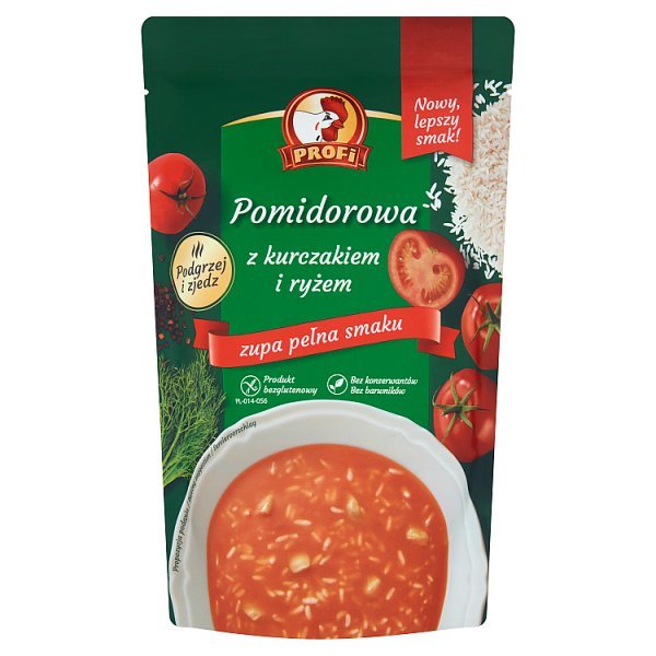 Profi Pomidorowa z kurczakiem i ryżem 450 g