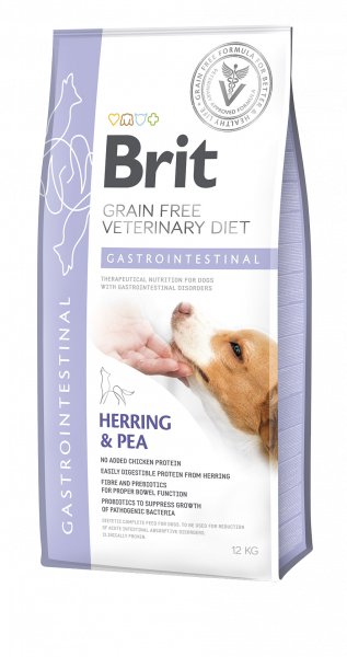 Brit VET Brit Veterinary Diet Gastrointestinal Herring&Pea Sucha Karma dla psa op 12kg