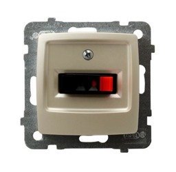 Ospel elektro Gniazdo głośnikowe Pojedyncze - Karo GG-1S/M/42