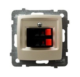 Ospel elektro Gniazdo głośnikowe Podwójne - Karo GG-2S/M/42