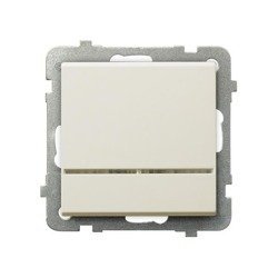 Ospel Sonata ecru łącznik jednobiegunowy ŁP-1RS/m/27 ŁP-1RS/m/27