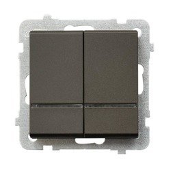 Ospel Sonata czekoladowy łącznik świecznikowy ŁP-2RS/m/40 ŁP-2RS/m/40