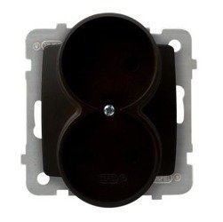 Ospel elektro Gniazdo Podwójne 2x2P - Karo GP-2SR/M/40