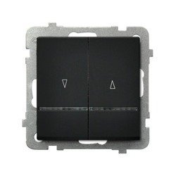 Ospel Sonata czarny łącznik żaluzyjny ŁP-7RS/m/33 ŁP-7RS/m/33