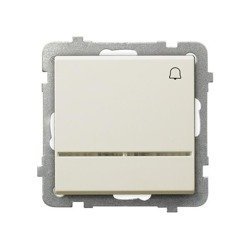 Ospel Sonata ecru łącznik dzwonkowy ŁP-6RS/m/27 ŁP-6RS/m/27