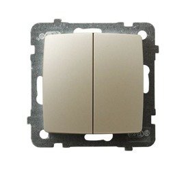 Ospel elektro Łącznik podwójny schodowy - Karo ŁP-10S/M/42