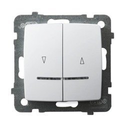 Ospel Karo biały łącznik żaluzyjny ŁP-7SS/m/00 ŁP-7SS/m/00