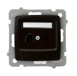 Ospel elektro Gniazdo Telefoniczne Pojedyncze - Karo GPT-1S/M/40