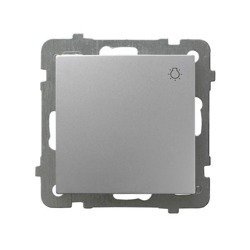 Ospel AS srebrny łącznik światło ŁP-5G/m/18 ŁP-5G/m/18