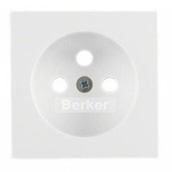 Berker Q1/Q3/Q7 biały płytka do gniazda z uziemieniem B_3965766079