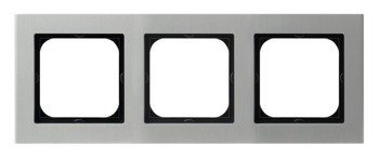 LEDart 3-krotna, pozioma i pionowa - Ospel SONATA R-3RA/35, aluminium, grubość 6 mm