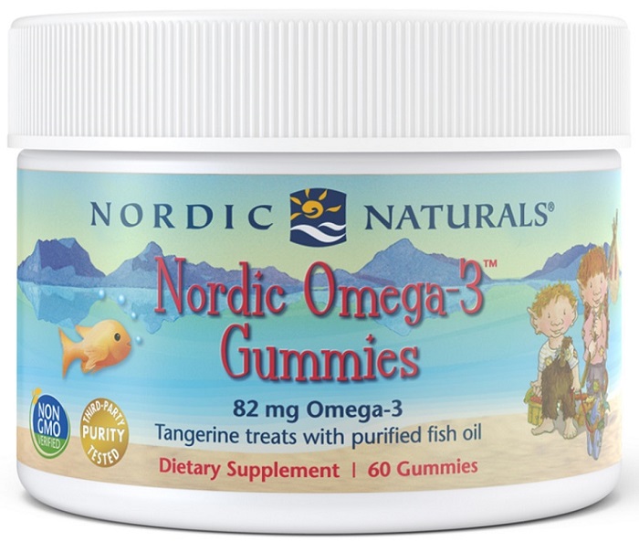Omega Pharma Nordic Naturals 3 Gummies 82mg Tangerine Treats ( 60 żelek) Nordic Naturals