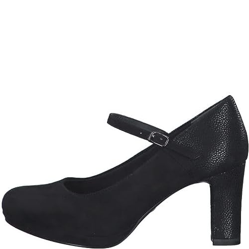 Tamaris Damskie czółenka 1-1-24494-41, Black Comb, 37 EU, czarny Comb, 37 eu