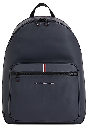 Tommy Hilfiger Plecak męski Th Essential Pique, jeden rozmiar, niebieski (Kosmiczny Błękit), rozmiar uniwersalny