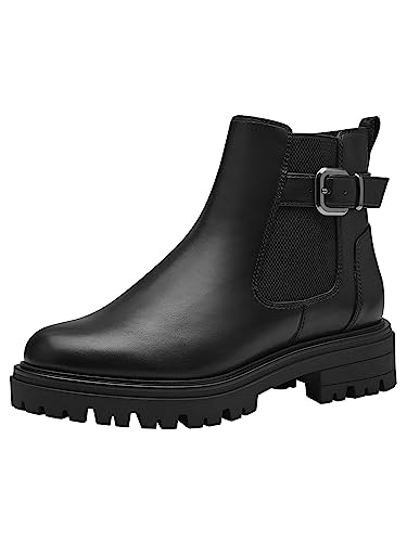 Tamaris Damskie botki 1-1-25499-41, czarny, 38 EU
