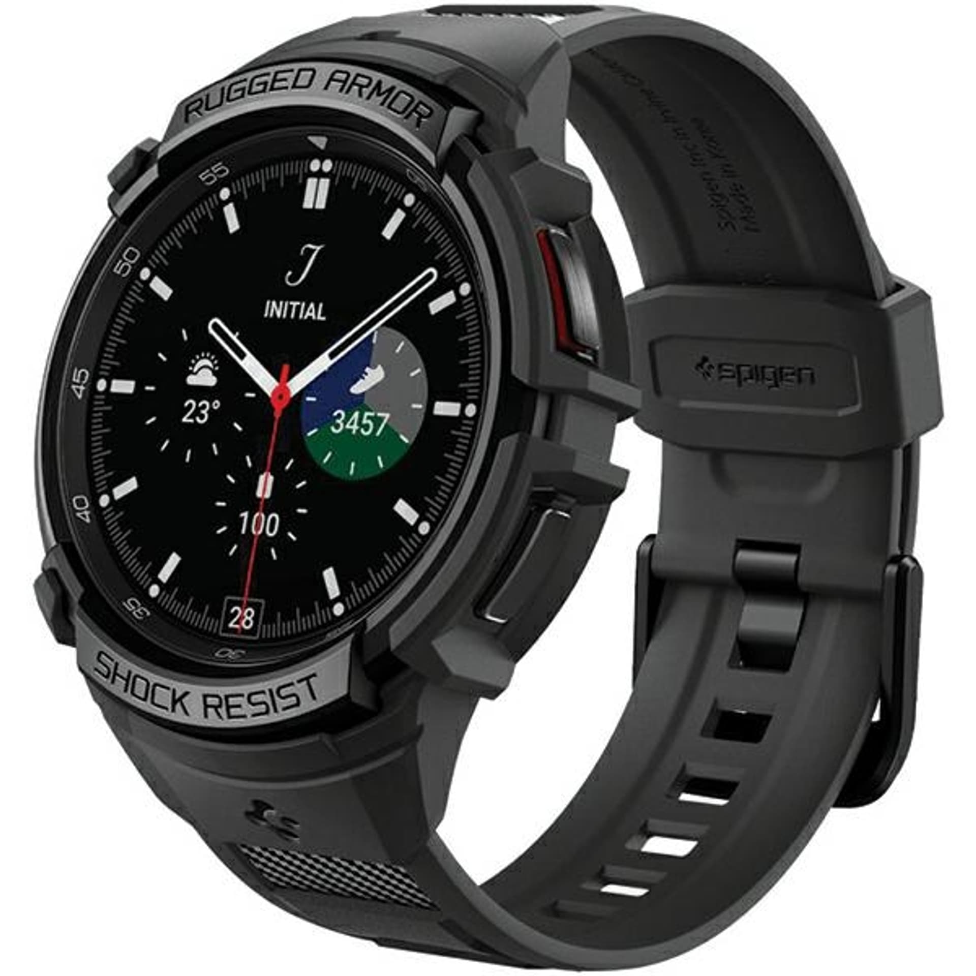 Spigen Rugged Armor Pro Samsung Watch 6 Classic 47mm czarny/black ACS06488