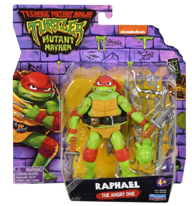 Wojownicze Żółwie Ninja Movie Mutatnt Mayhem podstawowa figurka akcji RAPHAEL BASIC FIGURE