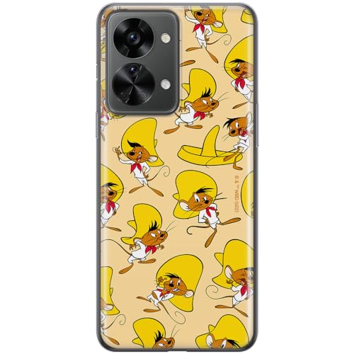 ERT GROUP etui na telefon OnePlus NORD 2T 5G, case oryginalny i oficjalnie licencjonowany przez Looney Tunes, wzór Speedy Gonzales 001, optymalnie dopasowane, plecki z TPU częściowo przeźroczyste