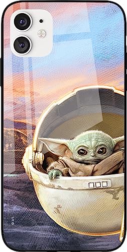 ERT GROUP etui na telefon Apple Iphone 13 PRO MAX, case oryginalny i oficjalnie licencjonowany przez Star Wars, wzór Baby Yoda 005, wykonany z hartowanego szkła, etui ochronne