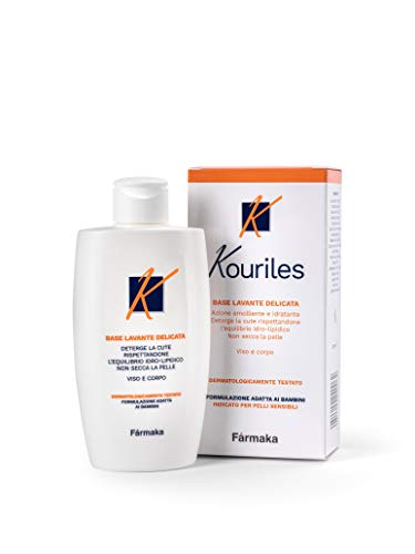 Kouriles Baza Myjąca Delikatna dla Delikatnej Skóry Oczyszczacz Delikatne Płótno dla Dzieci 200 ml