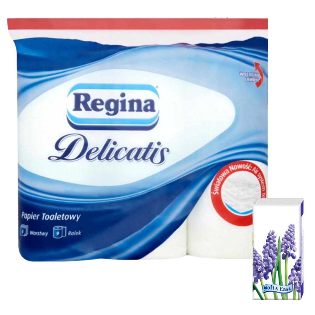 Regina Delicatis Papier Toaletowy 9 rolek