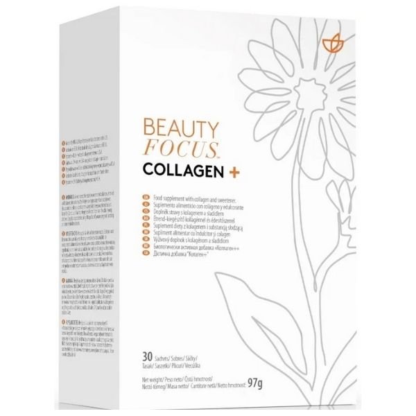 Nu Skin Beauty Focus Collagen+, Kolagen do picia w saszetkach, 30 szt.