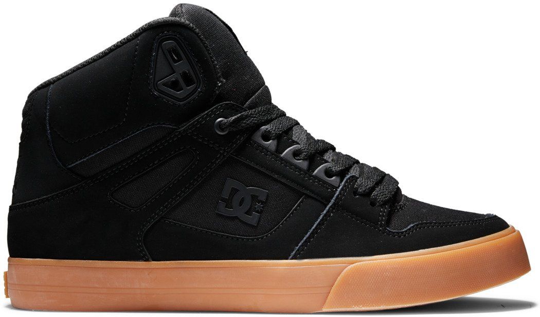 obuwie męskie DC PURE HIGH-TOP WC Black/Gum - BGM