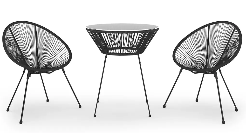 Dwa krzesła i okrągły stolik G8-C18