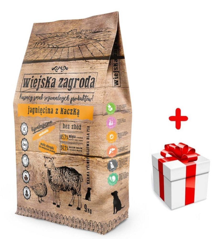 Wiejska Zagroda Jagnięcina z kaczką 9kg (małe rasy)
