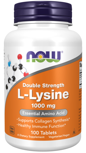 Now Foods NOW Double Strength L-Lysine 1000mg 100tabs