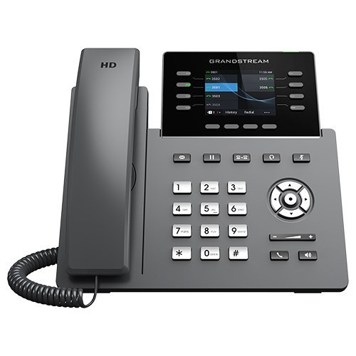 Telefon VoIP GRP2624 Gigabit Ethernet Swith (PoE, zasilacz w komplecie, WiFi)