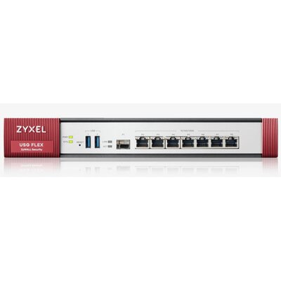 ZyXEL USG Flex Firewall 7 Gigabit user-definable ports 1xSFP 2xUSB Device only