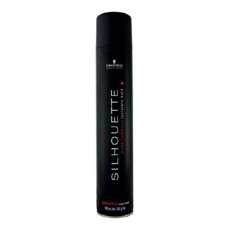 Schwarzkopf Silhouette Bardzo Mocny Lakier czarny 500ml