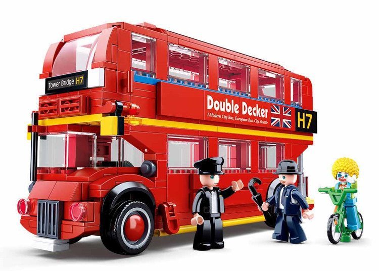 Sluban klocki miasto LONDON BUS ROUTEMASTER autobus LEGO CITY M38-B0708