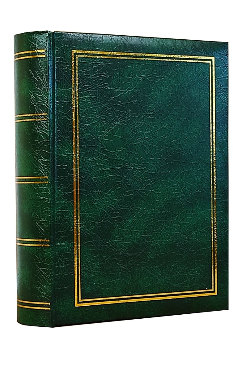 ALBUM szyty CLASSIC na 200 zdjęć 10x15 z opisem ZIELONY