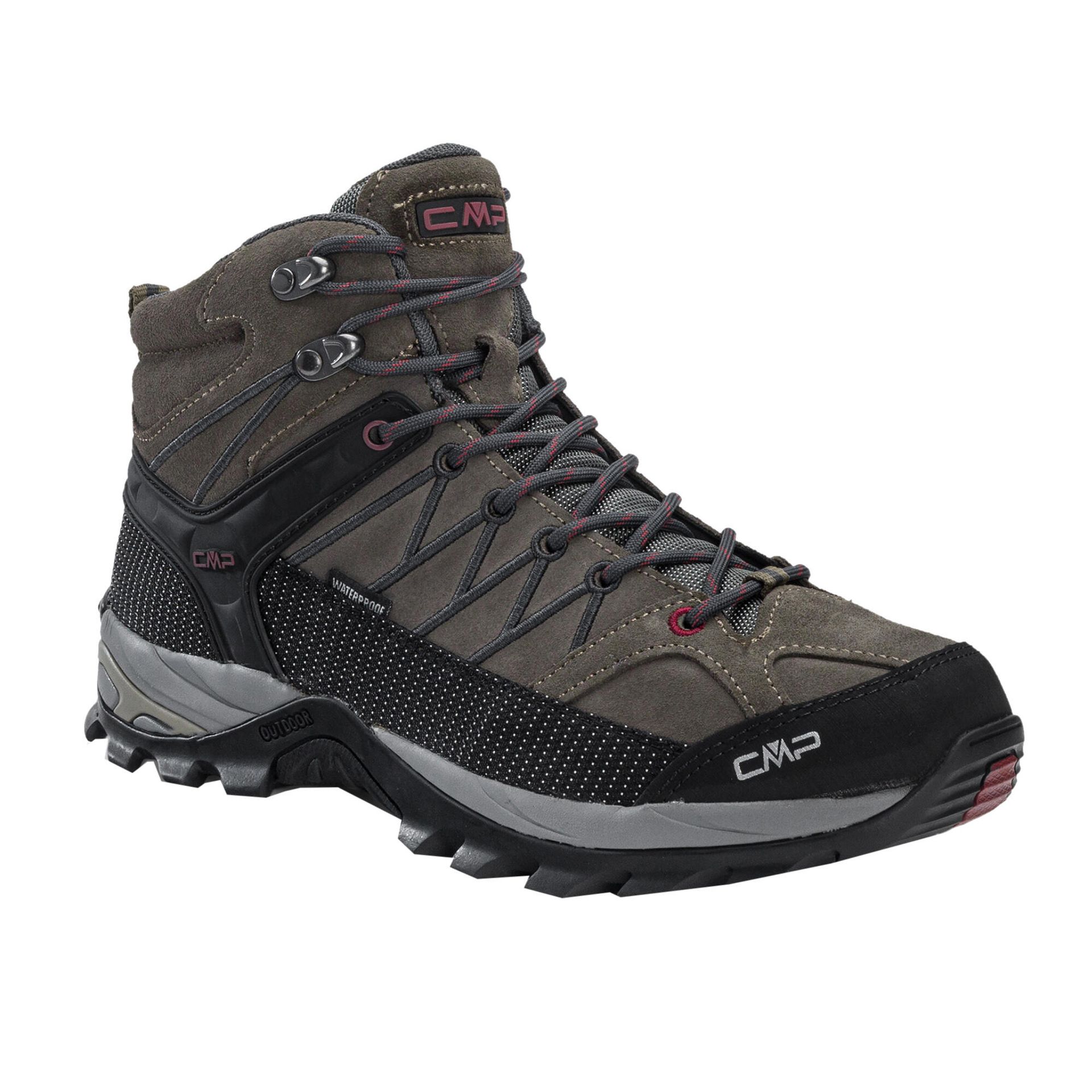 CMP, Buty trekkingowe męskie, Rigel Mid WP, brązowe, rozmiar 40